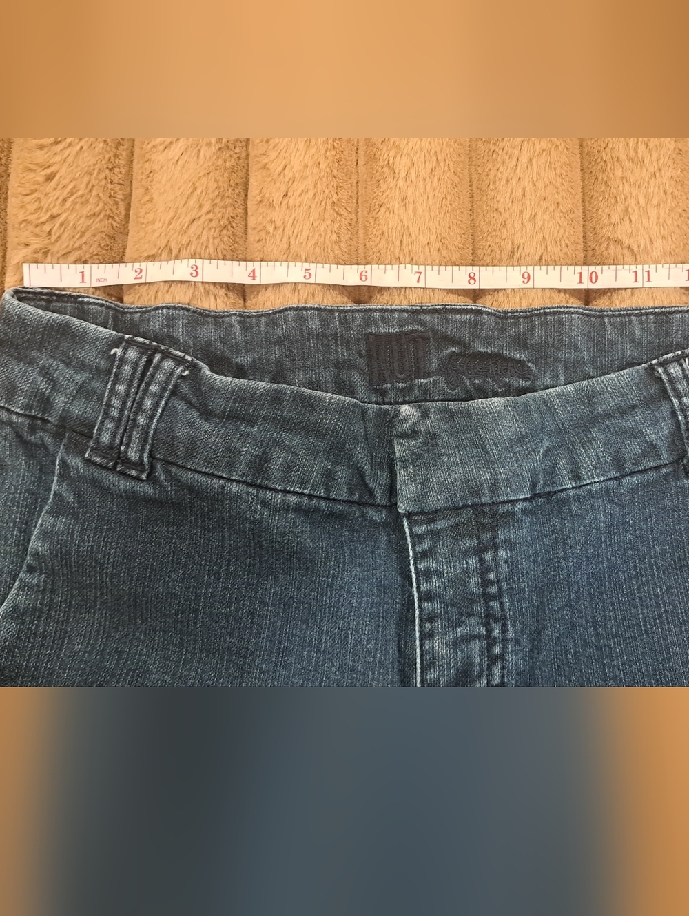 Kut from the Kloth Women's Denim Bermuda Shorts - Blue - Picture 7 of 9